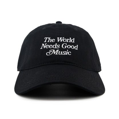 The World Needs Good Music Dad Hat / Black - IKendoit.Shop