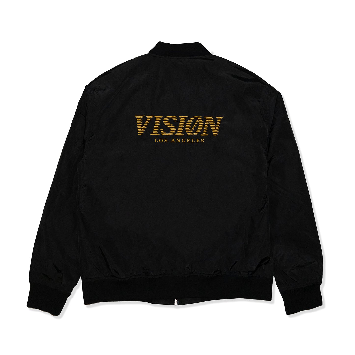 V-Motion Bomber Jacket / Black & Old Gold - IKendoit.Shop