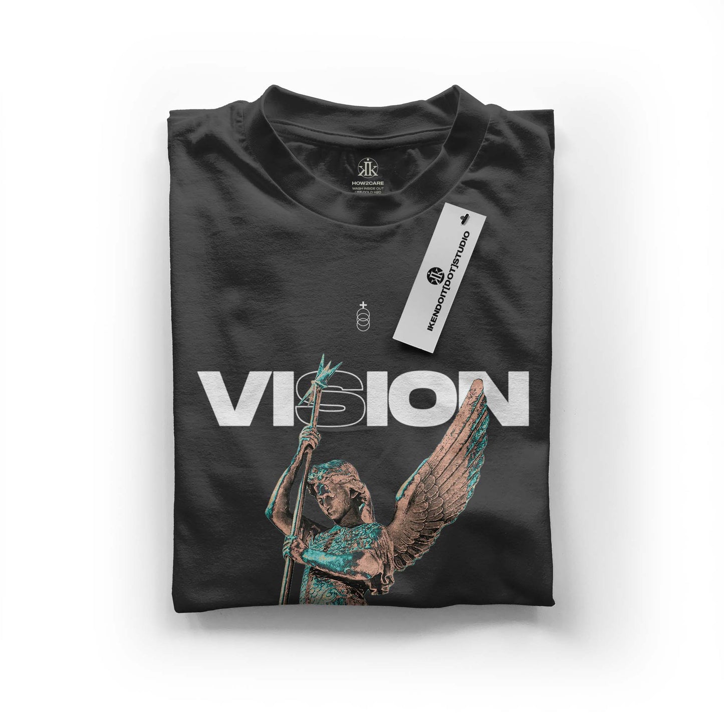 Fragmented Statue [Vision] Tee / Vintage Black - IKendoit.Shop