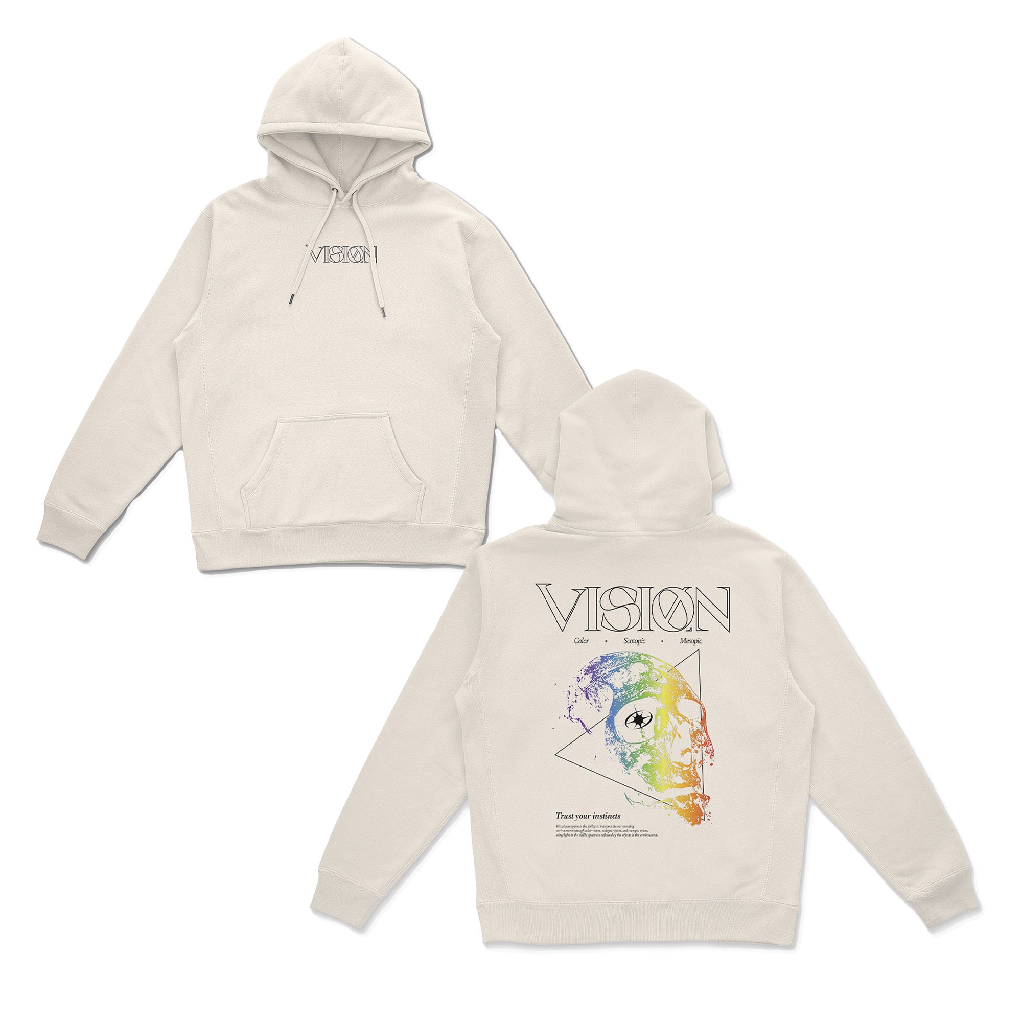 Visible Spectrum Vision Hoodie Bone IKendoit.Shop