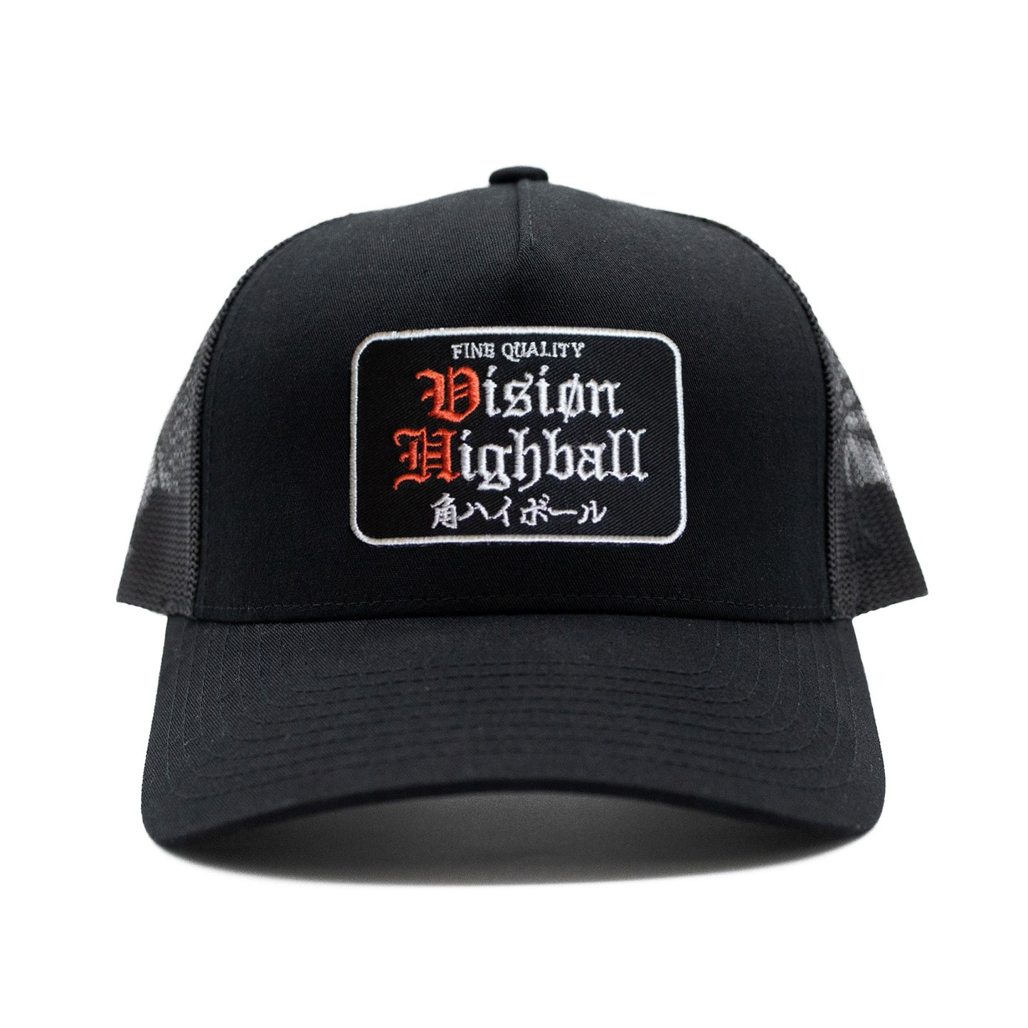 [Vision] Highball Trucker Hat / Black - IKendoit.Shop