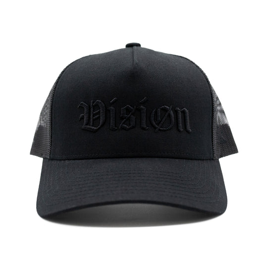 Olde [VISIØN] Trucker Hat / Phantom Black - IKendoit.Shop