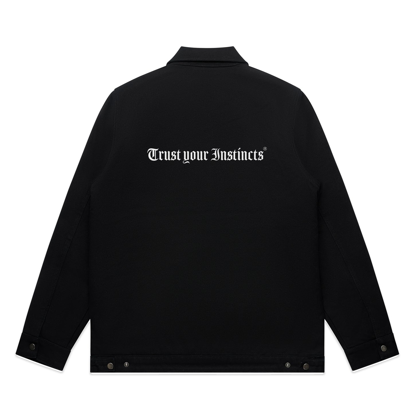 Trust Your Instincts [Vision] Canvas Jacket / Black - IKendoit.Shop