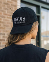 VISION "Rafu" (羅府) Arch Dad Hat / Black - IKendoit.Shop