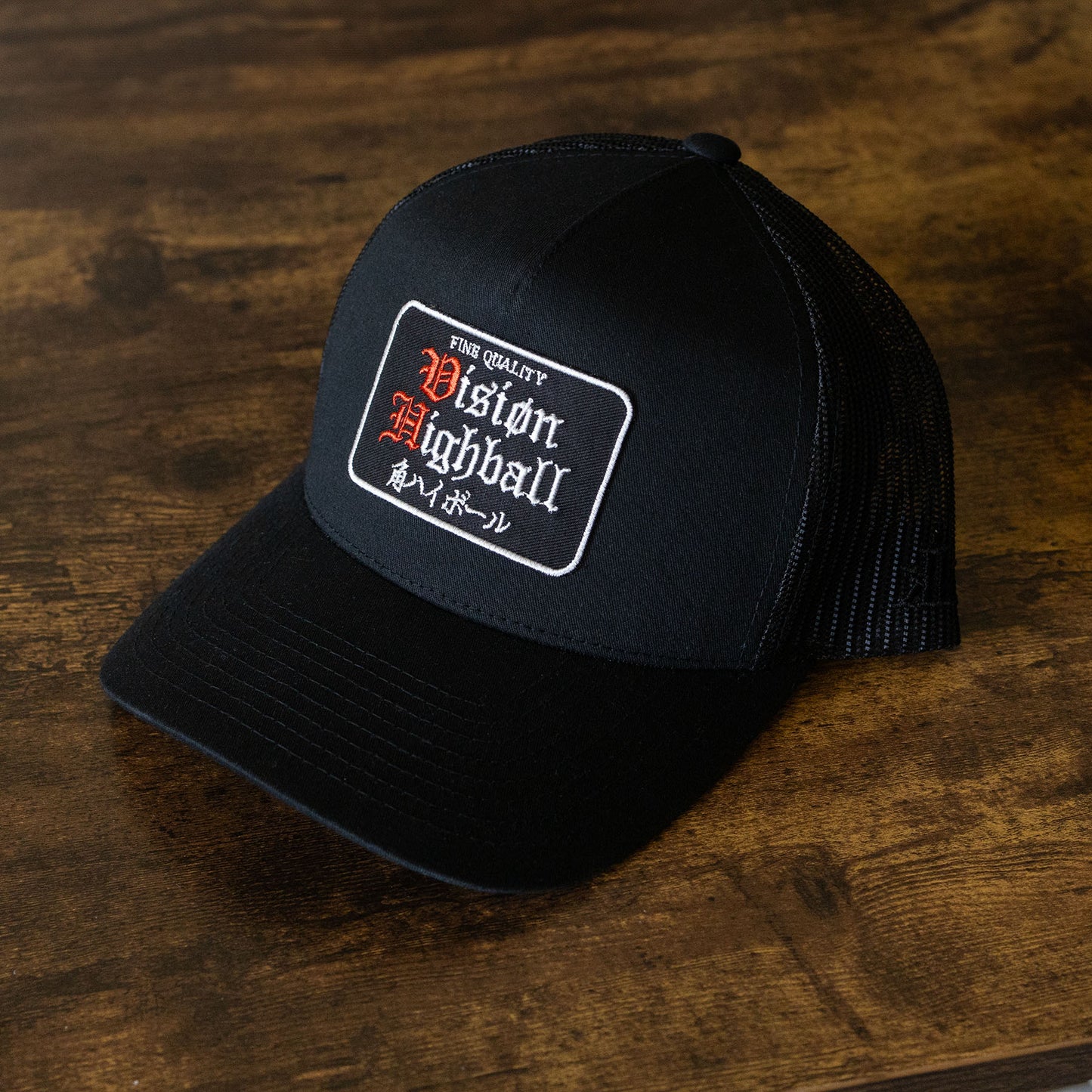 [Vision] Highball Trucker Hat / Black - IKendoit.Shop
