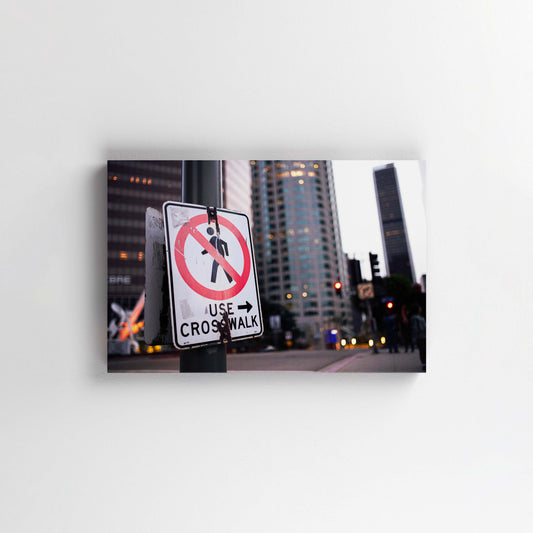No Crossing | Canvas Wrap - IKendoit.Shop