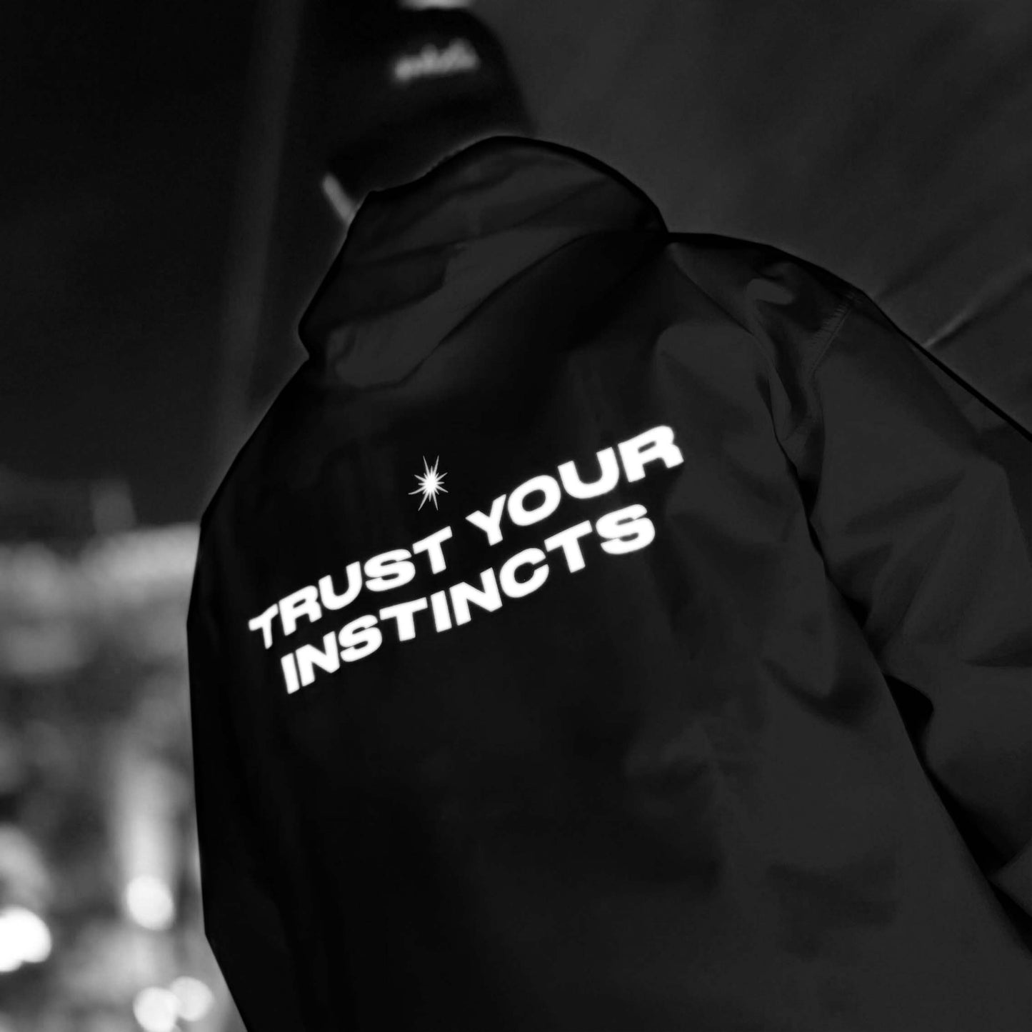 Trust Your Instincts [Vision] 3M Reflective Anorak / Black - IKendoit.Shop