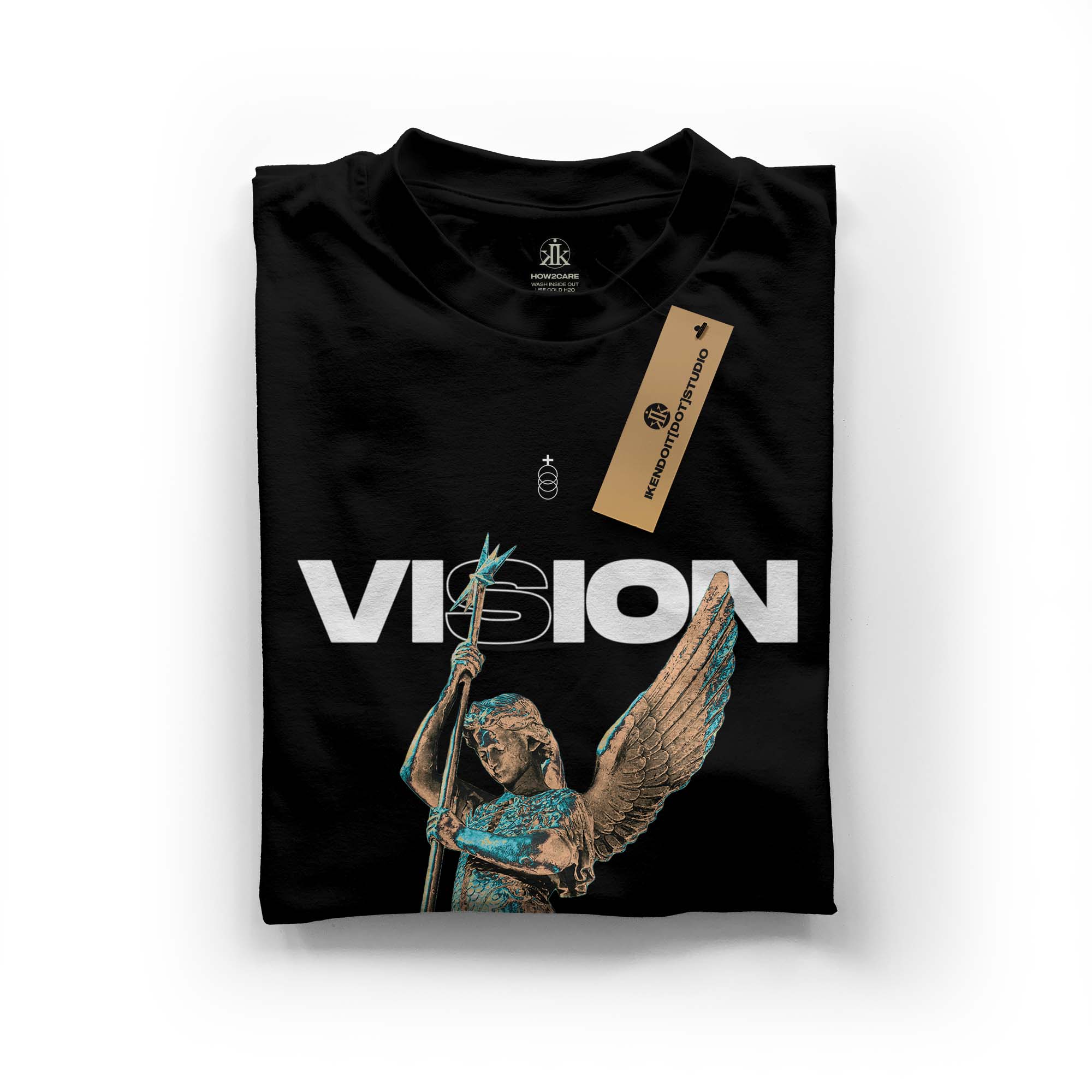 Fragmented Statue [Vision] Tee / Black