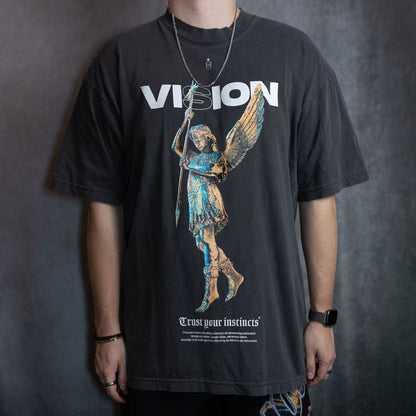 Fragmented Statue [Vision] Tee / Vintage Black - IKendoit.Shop