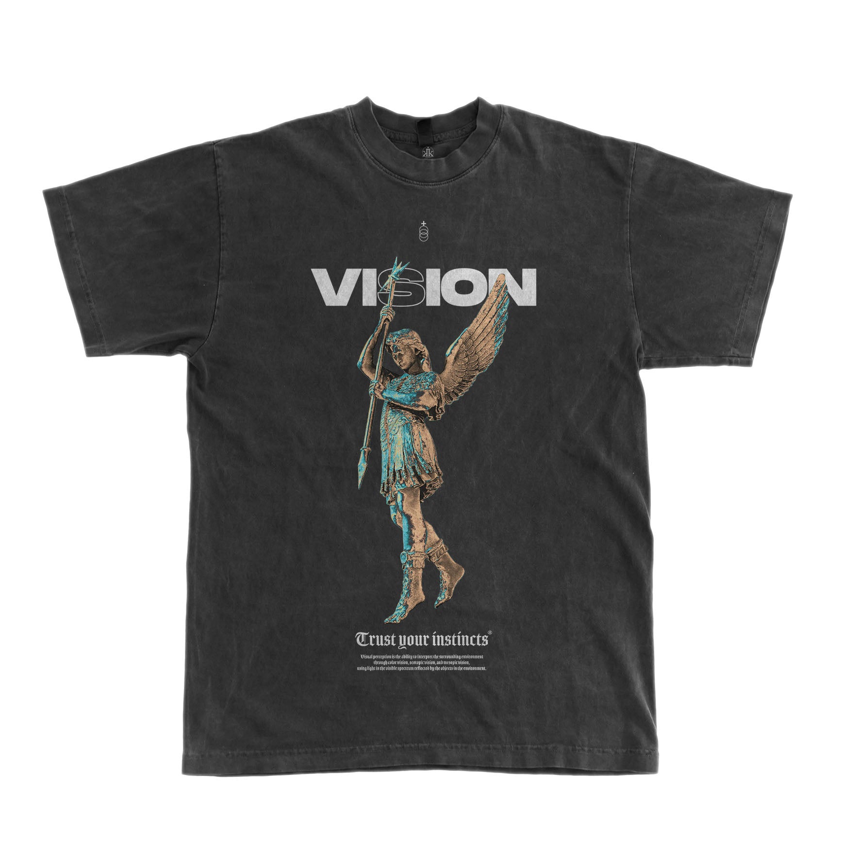 Fragmented Statue [Vision] Tee / Vintage Black - IKendoit.Shop